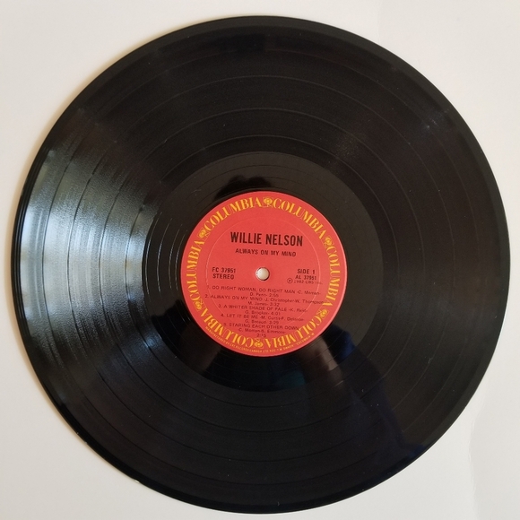 Willie Nelson 'Always On My Mind' Album Vinyl LP Record ⏺3/$40+Free Shipping!🚚 - Picture 6 of 10